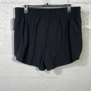 Ideology Women's High-Waist Woven Active Shorts Black XXL